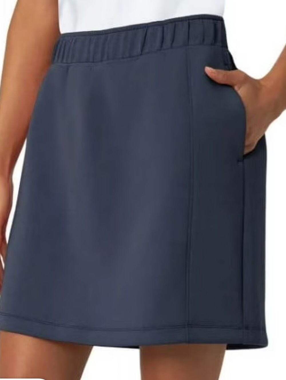 Mondetta Navy Blue Athletic Skort